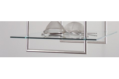 Tablette verre "leonardo" 1100x600x8mm prépercée  