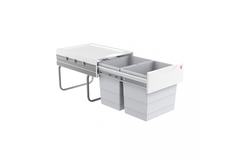 Hailo tandem R ii 2x18l grijs