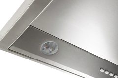 Novy essence 90 cm inox hotte téléscopique 