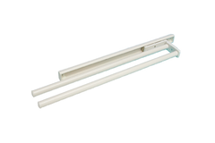 Porte-serviette 438 mm alu anodisé 2 bras  