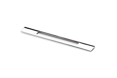 Poignée Nubia, entraxe de perçages 256, L 373 mm, B 8 mm, H 35 mm, chromé brillant