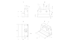 Novy telescopische dampkap 60cm RVS dub motor elec