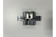 Onzichtbaar scharnier 94x18.4mm nikkel geborsteld