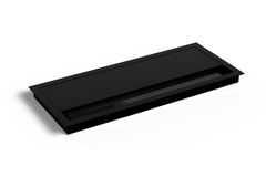 Passe-câble Exit noir 100x240x16mm +couvercle 