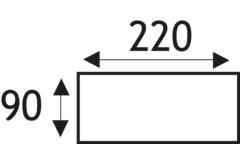 System 220 adapt. coin 90° tube plat-d125mm blanc 