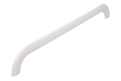 Poignée courbé zmc 340mm blanc mat cc 320mm 
