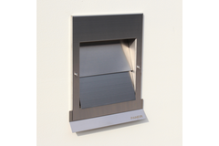 Paneir sigma uitblaasrooster  rvs/rvs d.150mm