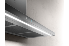 Thin mural aspiration inox 60 cm 