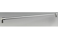 Vaste stabilisatiestang glas/glas, voor 6/10 mm glas, L1350, chroom