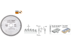 Lames pr mét.nonfer./laminés industriel  d=235f=ø30k=2.8p=2.2z48<°=-6°neg q=hw