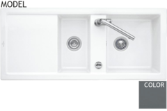 V&B 6726.01.i4 subway 80 graphite  ceramicplus