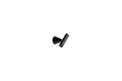 Bouton DELTA Ø23Ø5x44x36 zamac noir mat 
