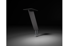 Support de bar korfu incliné h:170mm noir  