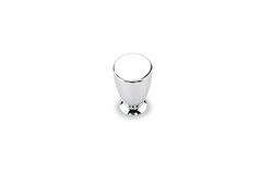 Bouton Novae, H 28 mm, ø 19 mm, chromé brillant