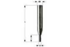 Rechte groeffrees z2 i=14 l=55 d=6