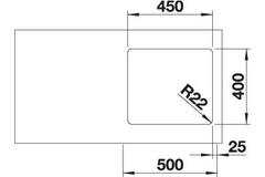 Blanco andano 450-u man 