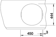 Rondo Sol edelstaal bekken 175mm