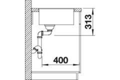 Blanco Subline 320-F blanc commande manuelle
