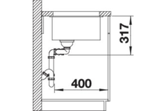 Blanco Subline 430/270-U antraciet 