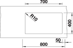 Blanco Subline 700-U level blanc commande manuelle