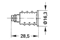 VCS18 cylindre - 3e + 2 clefs 