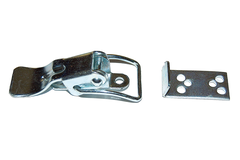 Fermeture de caisse légère zinguée avec crochet  