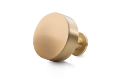 Bouton qupon ø30x28 or brossé 