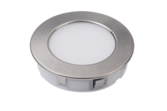 Solo ledspot d.58mm 2.4w 3000K 230V RVS-look+ 2 M + 2 meter kabel zonder stekker