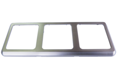Cadre triple inox  