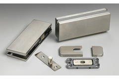Kit penture pivotante oléohydraulique, pour verres 8/12, inox brillant