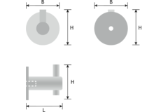 Jashaak design RVS 62mm