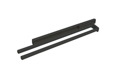 Porte-serviette 465 mm 2 bras alu noir  