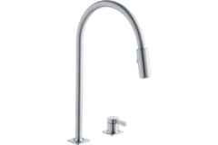 KWC era-j  inox mitigeur  avec douchette 10.392.323.700fl
