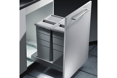 Hailo bottom mount 40-60cm2x29l - metalen drager - 2x29l - metalen drager - volledig uitsc