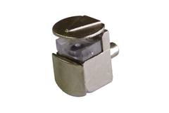 Taquet pr verre 5mm reglable 5-8mm nickele  