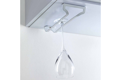 Porte-verres inox look - 3 verres 