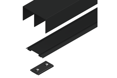 Base Floor set rails 3m noir 