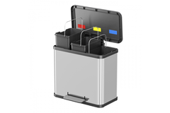 Hailo oko trio plus L 3x9l RVS h430xb470xd340mm
