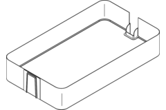 Panier Planero Lava pour colonne K400mm 