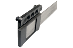 Barre pour serrure porte coulissante pour 3 portes