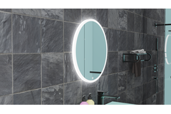 Miroir rond d600mm+miroir chauff.+variat kelvin 