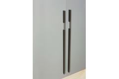 Poignée PEAK BA1120-160 L1150 aluminium brossé noir