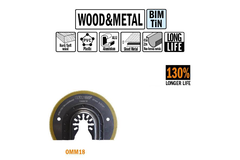 87 mm ronde ext.longue durée bois/metal-h=87/z=20/ bim tin