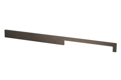 Poignée drimo 480mm alu bronze foncé brossé asymm 