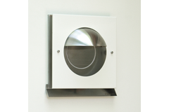 Paneir kappa jalousie inox/blanc d.150mm 