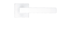Deurkruk Pro kubic shape 16mm wit struct r+no key