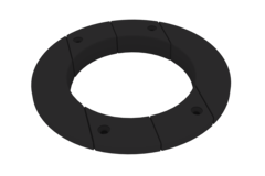 Fixol - cache pour prises noir  