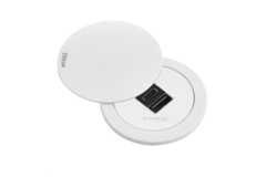 Evoline One usb a/c charger 5v 2.1a wit + draaideksel