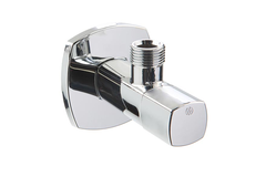Hoekstopkraan 1/2x3/8 chroom gepolijst