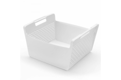 Hailo laundry panier a linge blanc 